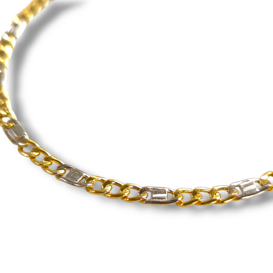 Bracciale Bracciale in oro bicolore groumette - Gioielli Pavan