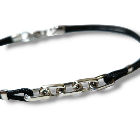 Bracciale Bracciale oro bianco maglia geometrica - Gioielli Pavan