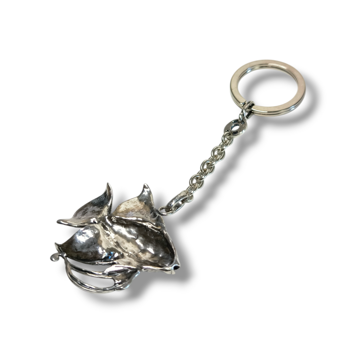 Portachiavi Porta chiavi in argento massiccio Pesce grande - Gioielli Pavan