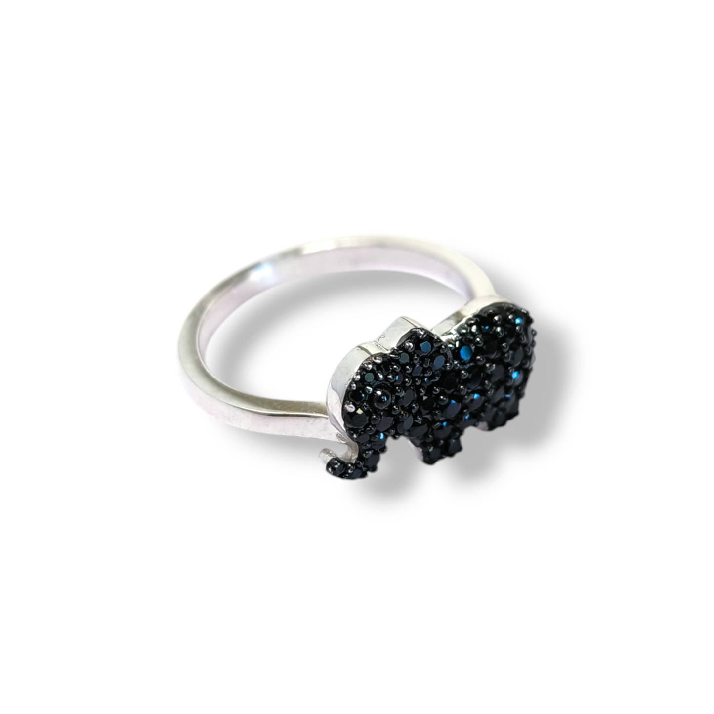 Anello Anello Elefante pavè Bianca Milano - Gioielli Pavan