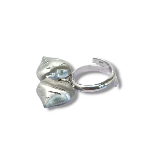 Anello Anello argento cuori pendenti - Gioielli Pavan