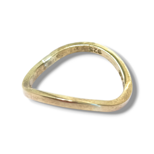 Anello Anello LOL fedina ondulata - Gioielli Pavan