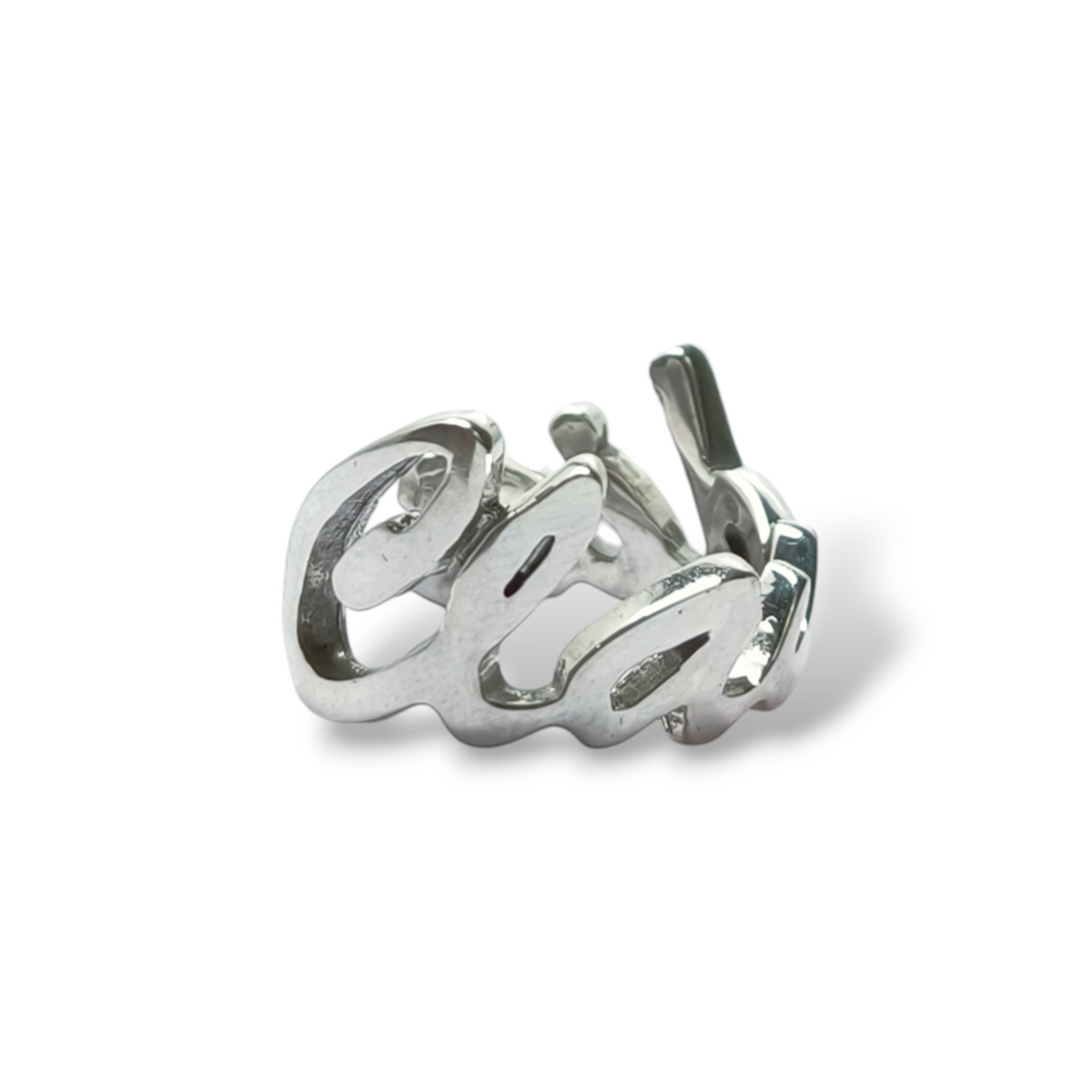 Anello in argento 925 con nome Claudia in corsivo - Gioielli Pavan