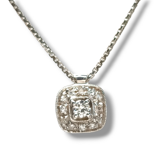 Girocollo Girocollo punto luce stile liberty a pavé - Gioielli Pavan