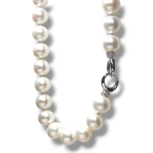 Girocollo Collana con perle coltivate 11,5/12 mm - Gioielli Pavan