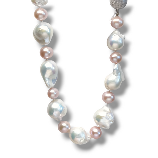 Girocollo Girocollo in oro con perle acqua dolce scaramazze - Gioielli Pavan