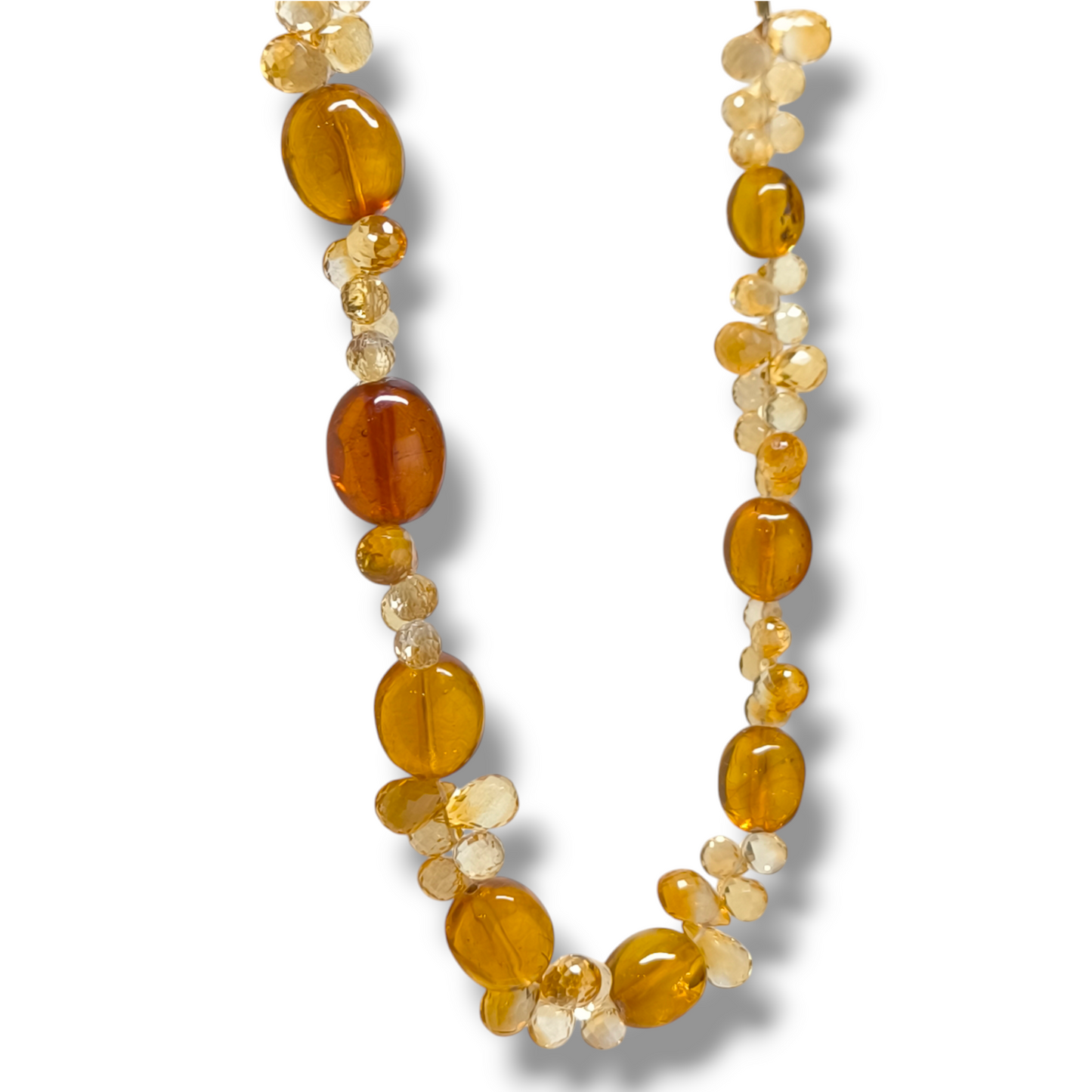 Girocollo Collana in oro con Ambra dominicana - Gioielli Pavan