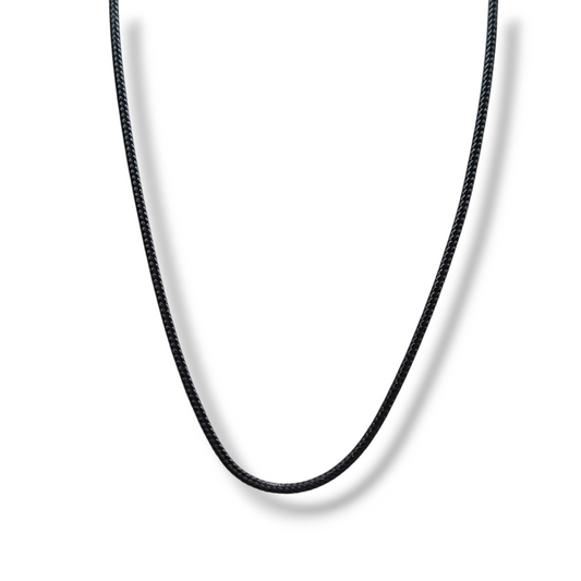 Girocollo Girocollo in sagola nera con chiusura in oro - Gioielli Pavan