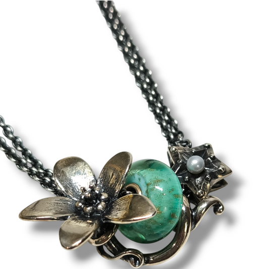 Collane Collana Trollbeads lunga fiore del vento - Gioielli Pavan