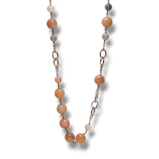 Collane Collana in argento con adularia e pietra di luna - Gioielli Pavan