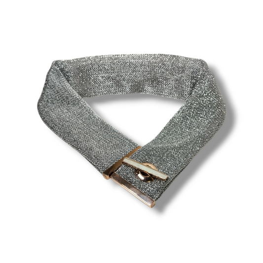 Girocollo Girocollo in tessuto d'argento e madreperla - Gioielli Pavan