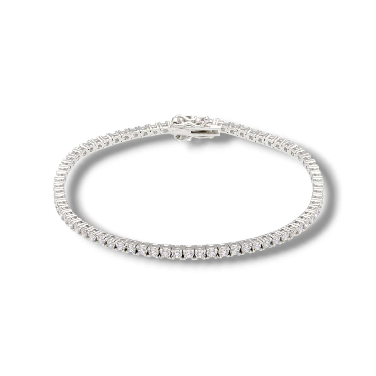 Bracciale in argento tennis con zirconi - Gioielli Pavan