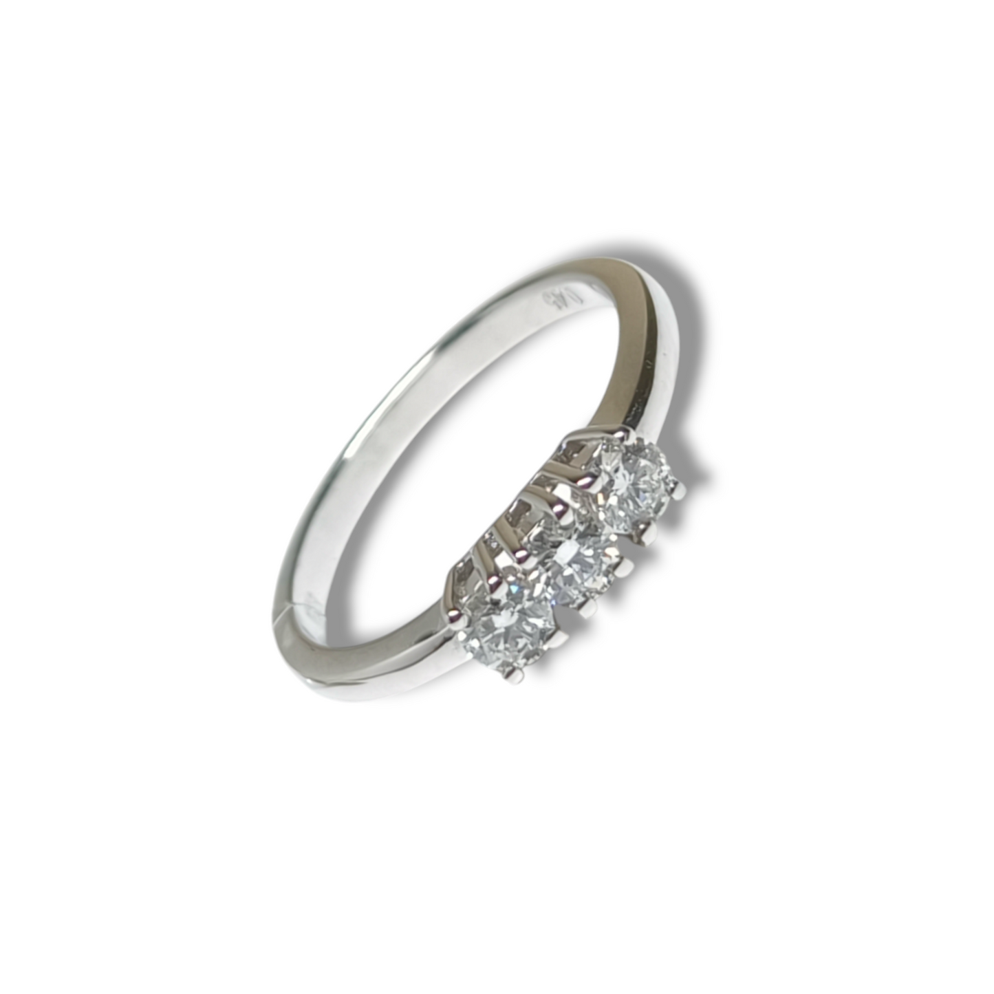 Anello Anello trilogy in oro con diamanti 0,45ct - Gioielli Pavan