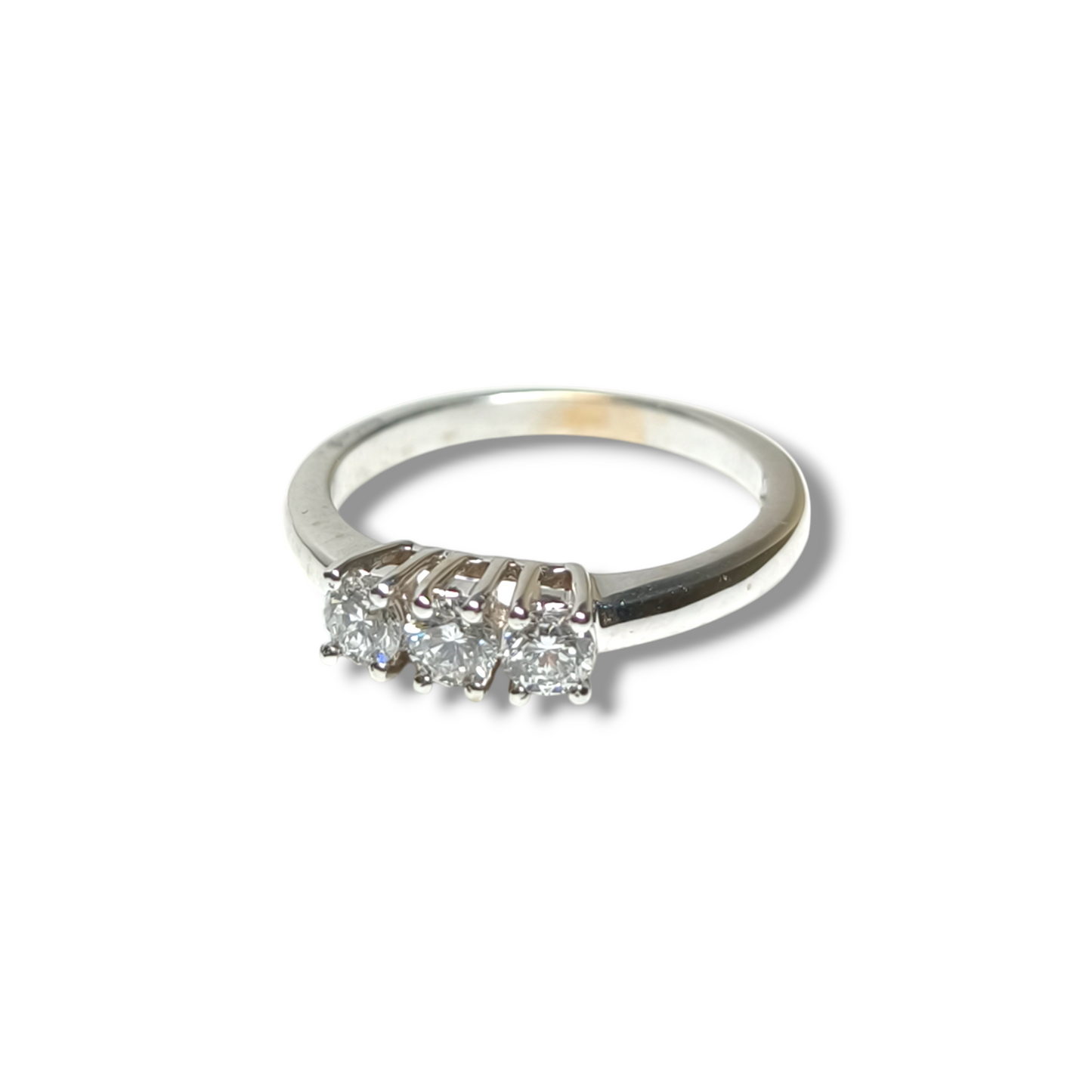 Anello Anello trilogy in oro con diamanti 0,45ct - Gioielli Pavan