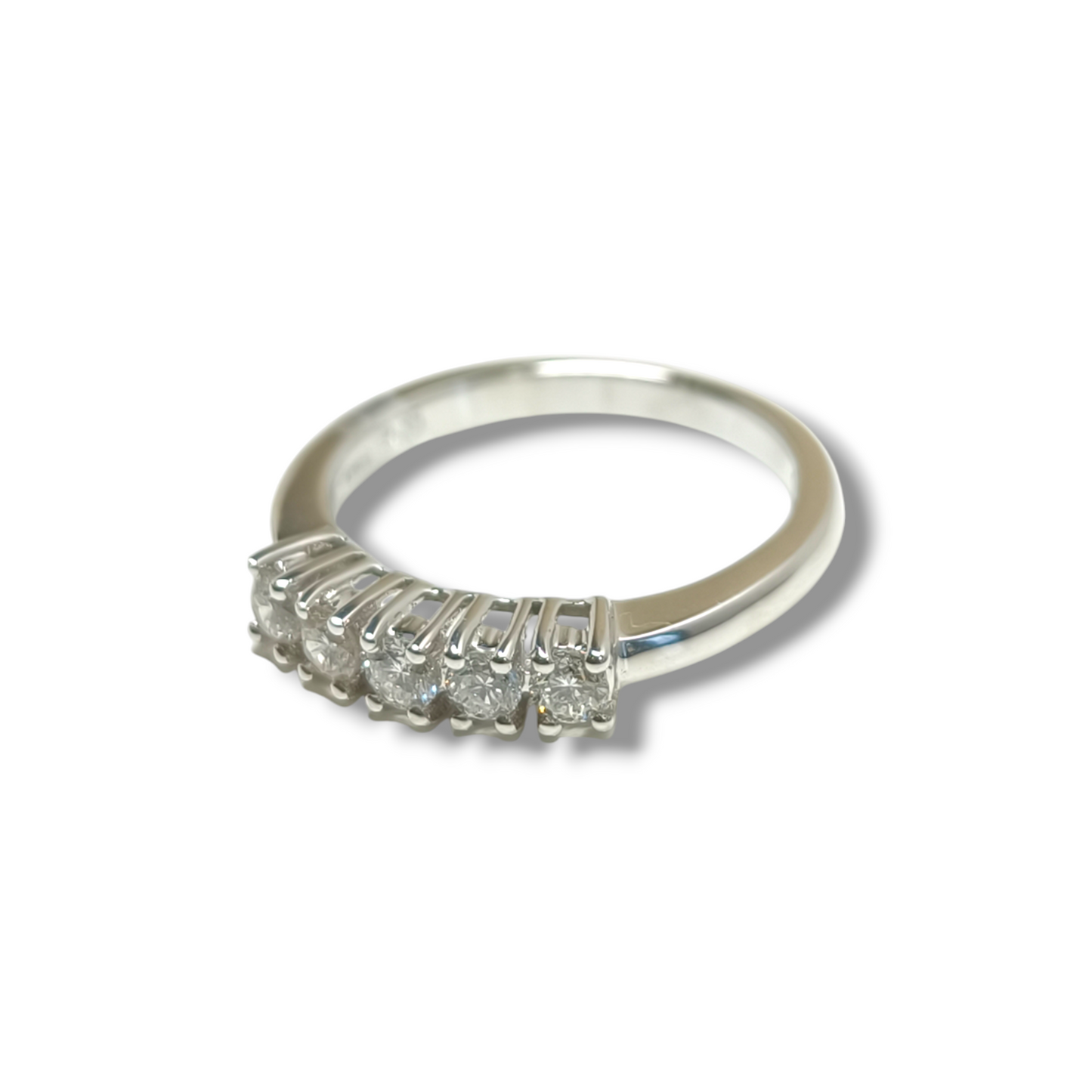 Anello Anello mezza fede in oro con diamanti 0,35ct - Gioielli Pavan