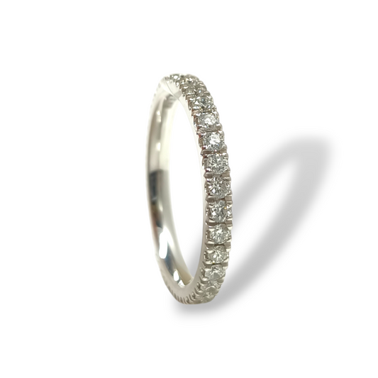 Anello Anello in oro eternity con diamanti 0,80ct - Gioielli Pavan