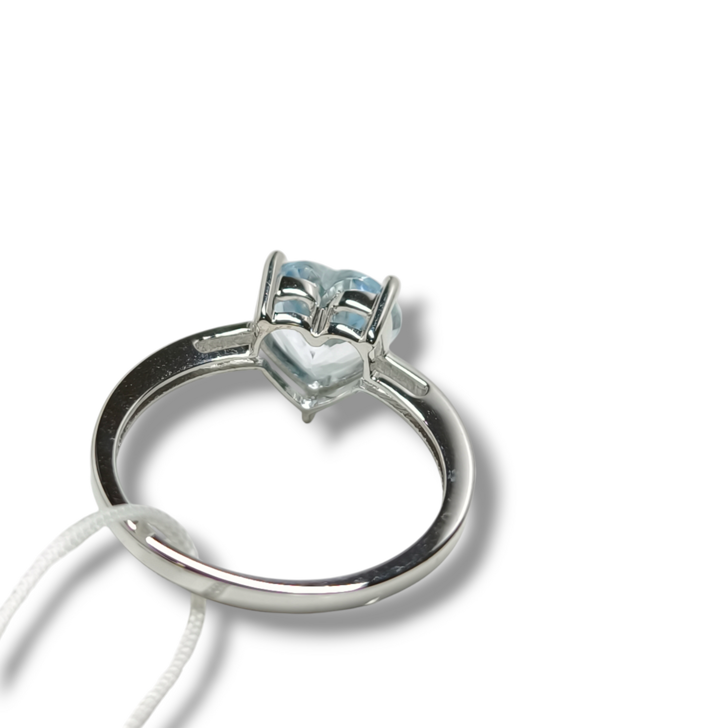 Anello Anello in oro con cuore in acquamarina - Gioielli Pavan