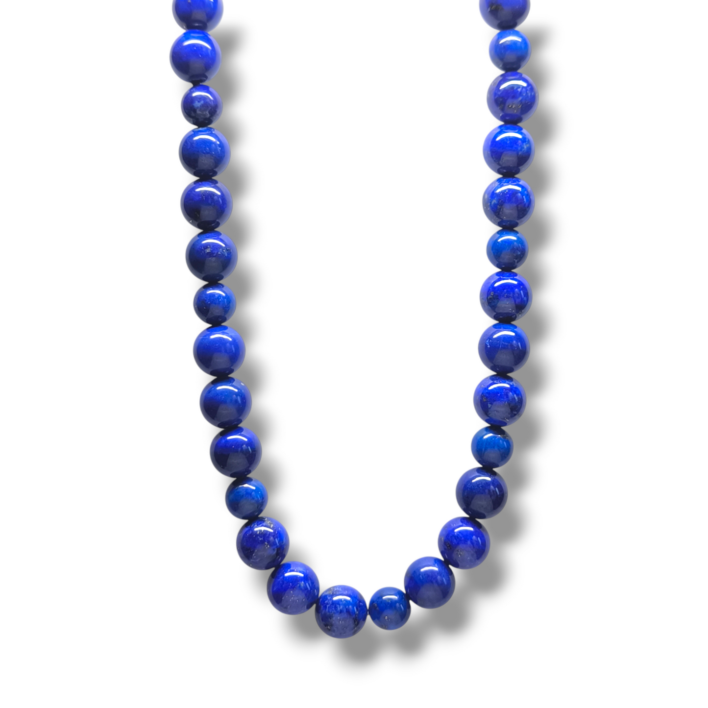 Girocollo Collana in argento con lapislazzuli 10/10,5 mm - Gioielli Pavan