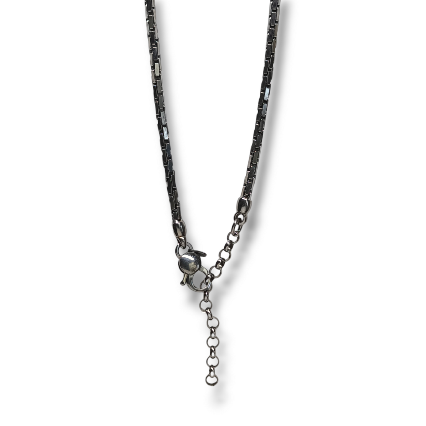 Collana Collana in Argento 925 Brunito e Dorato Rosa – Maglia Geometrica - Gioielli Pavan