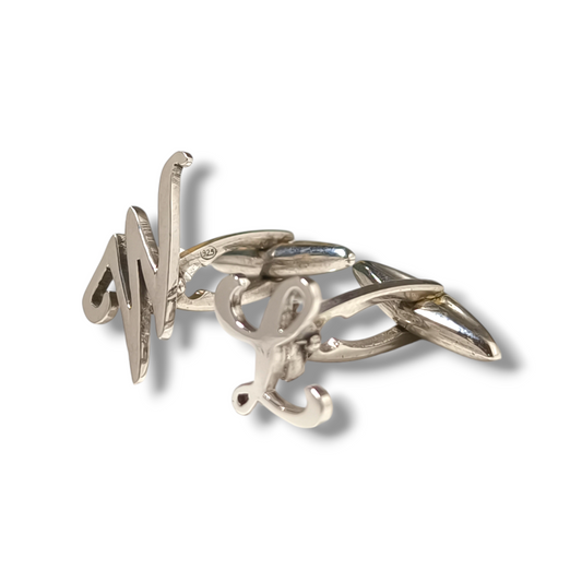 Gemelli da camicia Gemelli in argento con iniziali personalizzate - Gioielli Pavan