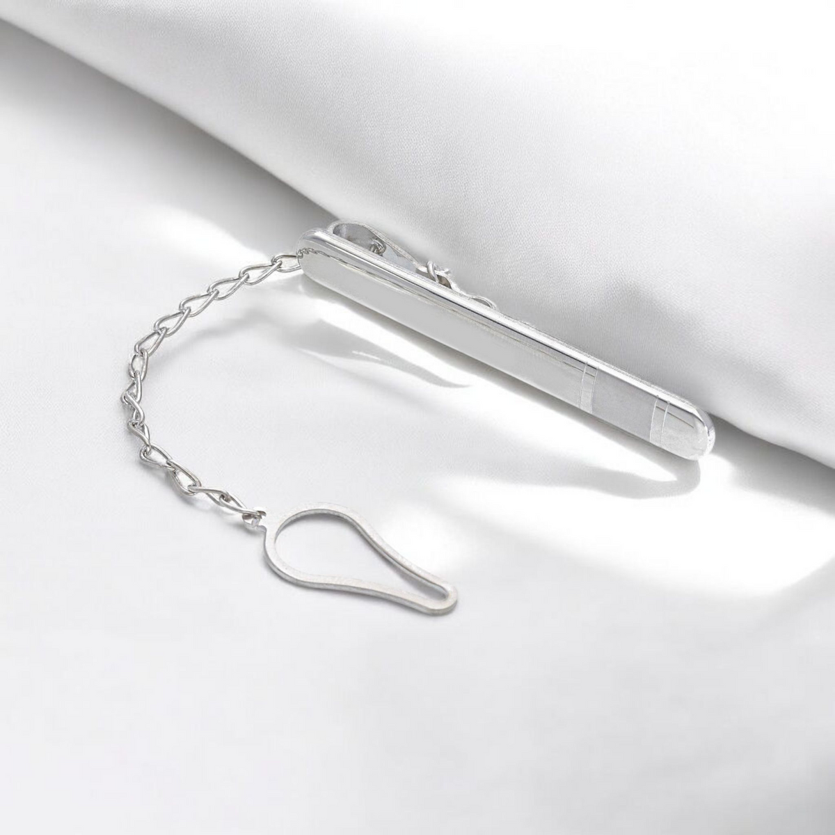 Fermacravatte in Argento 925 – Design Satinato e Lucido - Gioielli Pavan