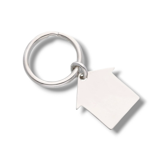 Portachiavi Porta chiavi in argento con casetta - Gioielli Pavan