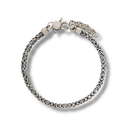 Bracciale Bracciale in argento maglia intrecciata regolabile - Gioielli Pavan