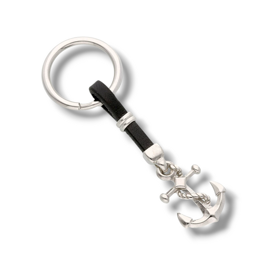 Portachiavi Porta chiavi in argento con ancora - Gioielli Pavan