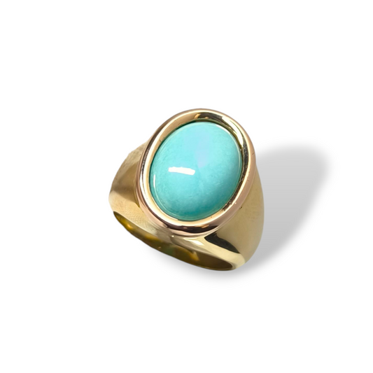 Anello Anello in oro con turchese - Gioielli Pavan