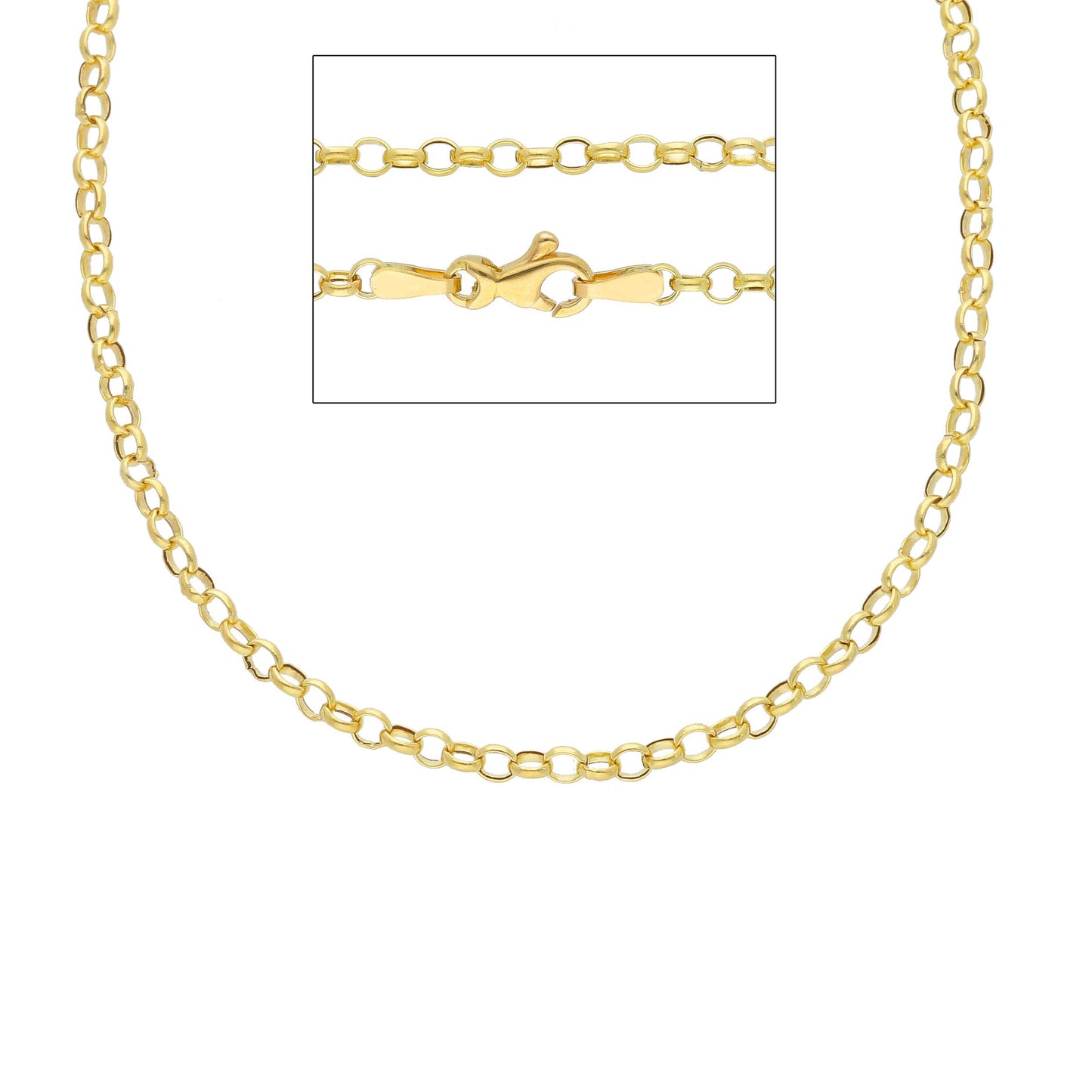 Girocollo Girocollo catena maglia rollina 50 cm - Gioielli Pavan