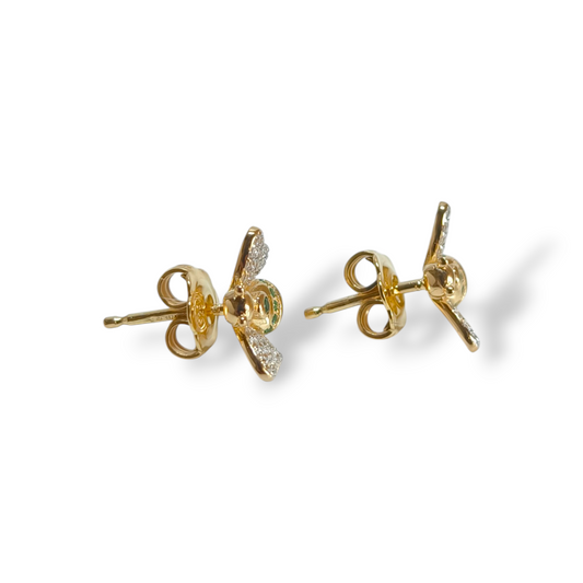 Orecchini Orecchini in argento a farfalla con zirconi - Gioielli Pavan