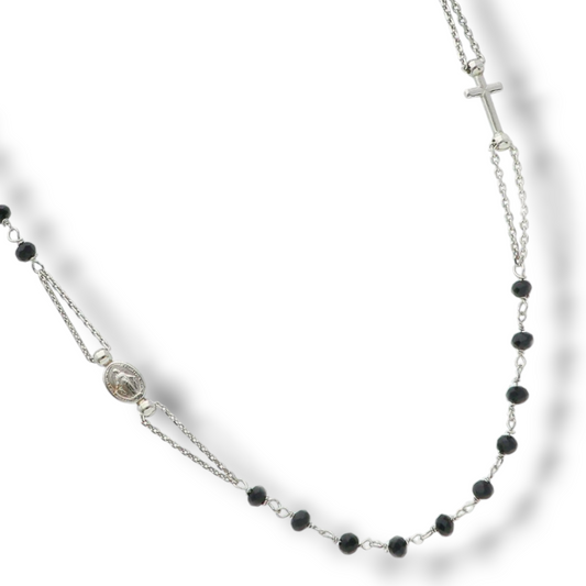 Girocollo Girocollo in argento a rosario con onice - Gioielli Pavan