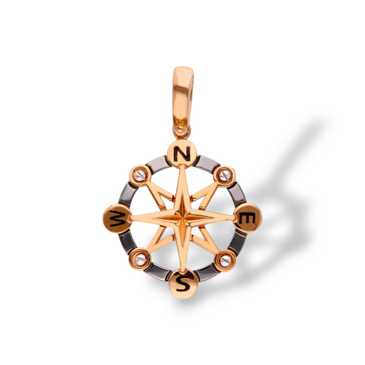 Ciondoli e pendenti Ciondolo in oro a forma di Rosa dei venti - Gioielli Pavan