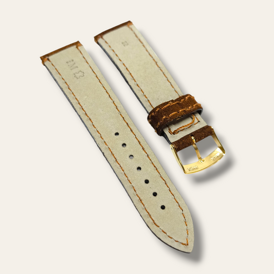 Cinturino Cinturino Ansa 22 mm Pelle scamosciata liscia - Gioielli Pavan