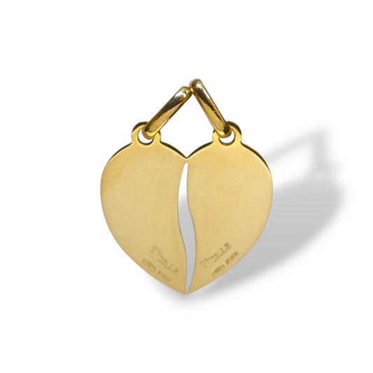 Ciondoli e pendenti Ciondolo in oro giallo cuore doppio - Gioielli Pavan