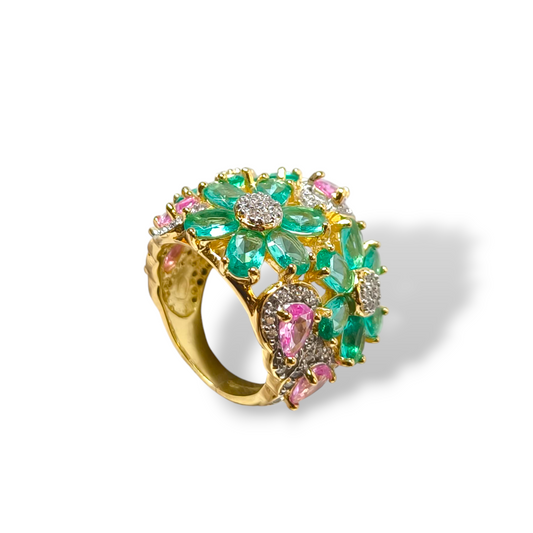 Anello Anello in argento Fantasia con zirconi - Gioielli Pavan