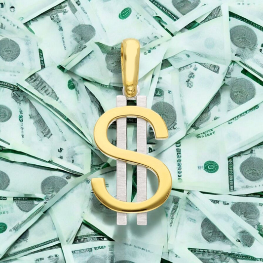 Ciondoli e pendenti Ciondolo in oro a forma di Dollaro - Gioielli Pavan