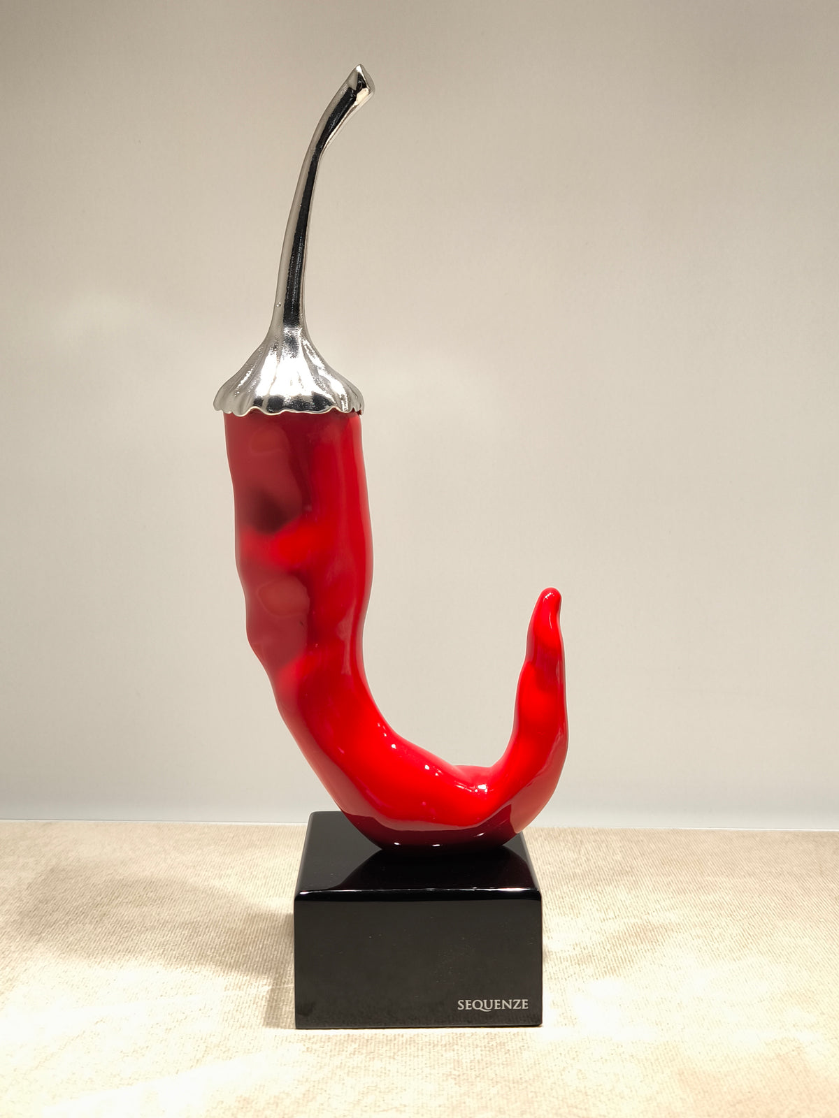 Peperoncino rosso e argento misura piccola - Gioielli Pavan