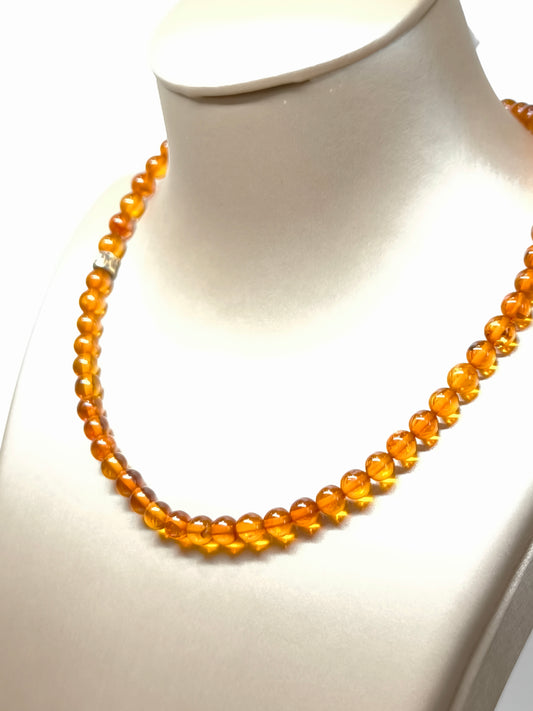 Girocollo Girocollo elastico con Ambra dominicana per bambini - Gioielli Pavan