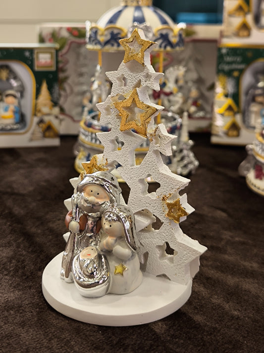 natale Presepe argentato colorato - Gioielli Pavan