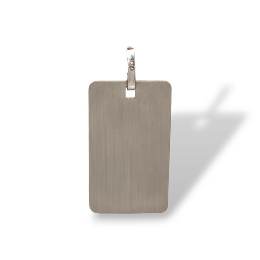 Ciondoli e pendenti Ciondolo medaglia rettangolare satinata - Gioielli Pavan