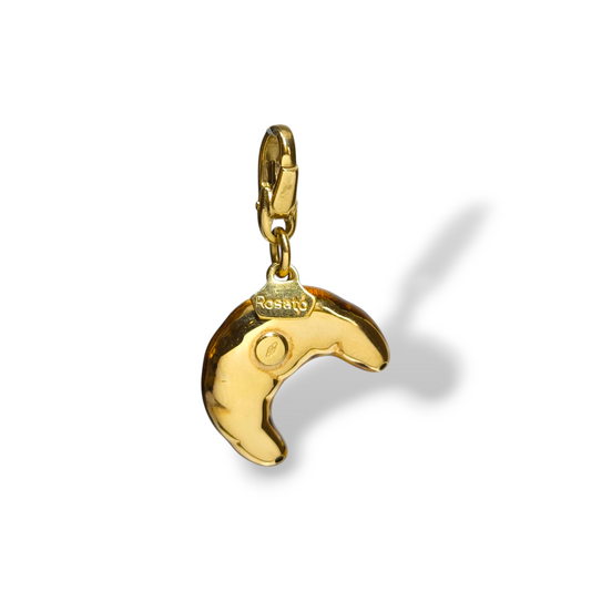 Ciondoli e pendenti Ciondolo in oro giallo Croissant smaltato - Gioielli Pavan