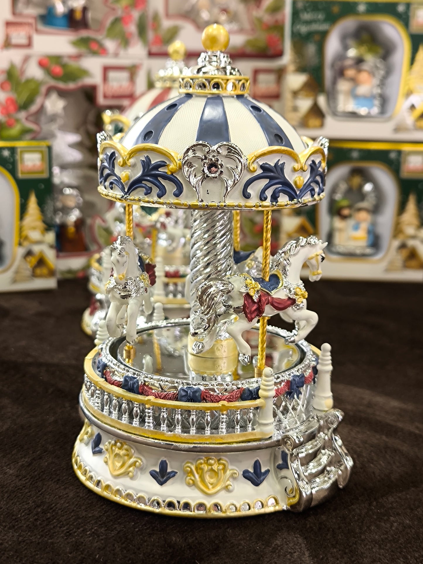 natale Giostrina natalizia blu - Gioielli Pavan