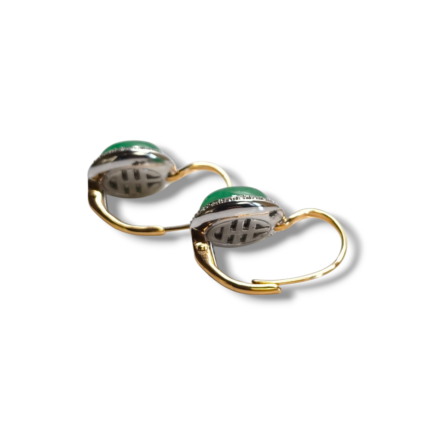 Orecchini Orecchini in oro con giada e diamanti - Gioielli Pavan