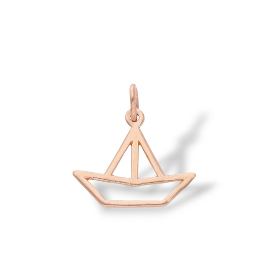 Ciondoli e pendenti Ciondolo in oro a forma di barchetta stilizzata - Gioielli Pavan