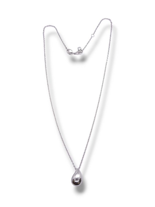 Girocollo Girocollo a Goccia in Argento 925 con Zirconi Pavé - Gioielli Pavan
