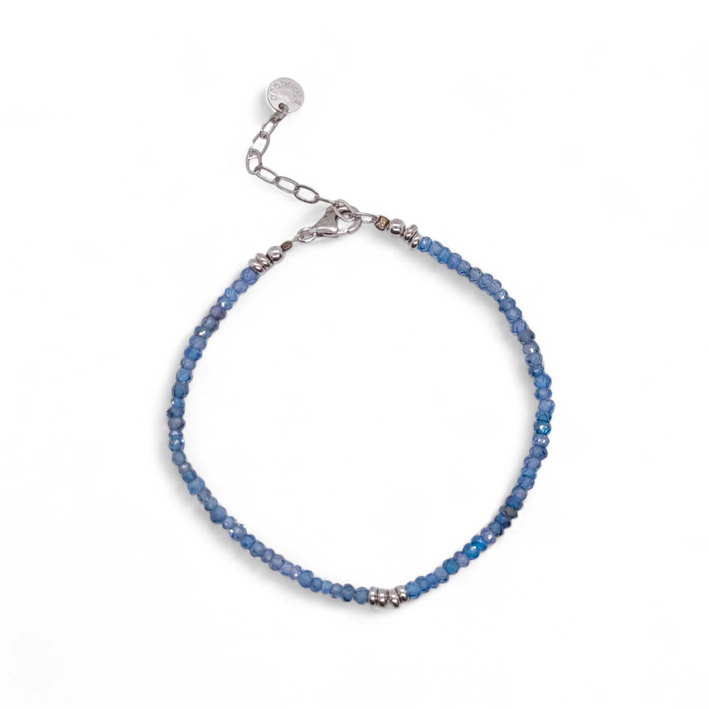 Bracciale Bracciale Argento 925 con Zirconi Blu Sfaccettati - Gioielli Pavan