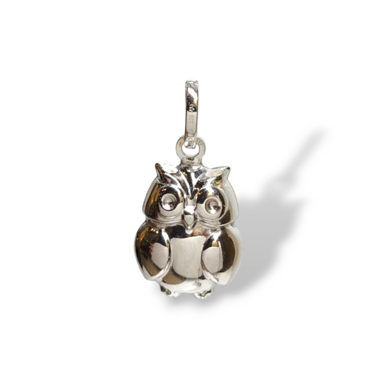 Ciondoli e pendenti Ciondolo oro bianco gufetto - Gioielli Pavan