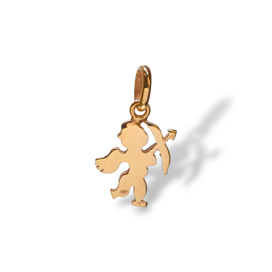 Ciondoli e pendenti Ciondolo in oro a forma di cupido massiccio - Gioielli Pavan