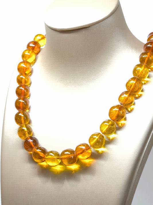 Girocollo Girocollo con Ambra dominicana - Gioielli Pavan